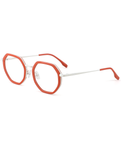 Elena Prescription Eyeglasses Orange