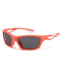 Olivia Red Prescription Sports Goggles For Kids - Bendable Impact Resistant  - Youth Soccer, Football, Basketball, Baseball Glasses 