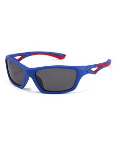 Olivia Blue Prescription Sports Goggles For Kids - Bendable Impact Resistant  - Youth Soccer, Football, Basketball, Baseball Glasses 