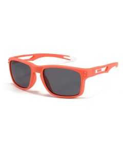 Noah Red Prescription Sports Goggles For Kids - Bendable Impact Resistant  - Youth Soccer, Football, Basketball, Baseball Glasses 