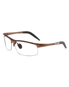 Roxboro Prescription Safety & Sports Glasses Brown - Super Light Aluminum Eyewear