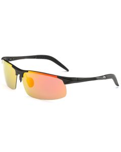 Roxboro Prescription Sports Glasses Black - Cycling, Fishing, Jogging and Baseball Sunglasses - Super Light Aluminum Eyeglasses