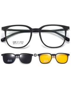 Provo Polarized Clip On Prescription Sunglasses and Eyeglasses