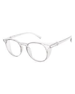 Fusion Seattle Prescription Safety Glasses Clear -- Best Protective Eyewear For Doctors, Nurses or Office Workers