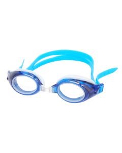 Pismo Prescription Swimming Goggle - Blue Swimming Glasses - Nose Clip, Ear Plugs and Watertight Case Included