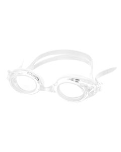 Pismo Prescription Swimming Goggle - Clear Swimming Glasses - Nose Clip, Ear Plugs and Watertight Case Included