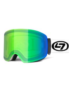 Matrix Cypress Prescription Ski and Snowboard Goggles Green - Dual Layer Anti Fog Lenses - Impact Resistance and UV Blocking Snow Glasses
