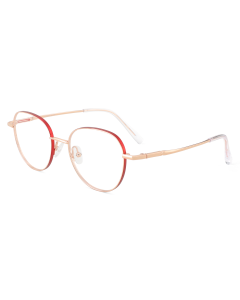 Eliot Pure Titanium Prescription Eyeglasses Red - Spring Hinge Glasses