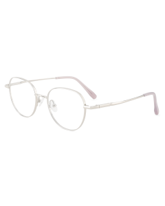 Eliot Pure Titanium Prescription Eyeglasses Silver - Spring Hinge Glasses