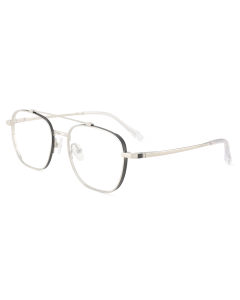 Garland Pure Titanium Prescription Eyeglasses Silver - Spring Hinge Glasses