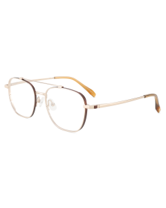Garland Pure Titanium Prescription Eyeglasses Black Gold - Spring Hinge Glasses