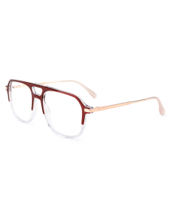 Visalia Prescription Glasses Red Gold