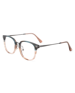 Hailey Prescription Glasses Demi Amber - Spring Hinge Eyeglasses