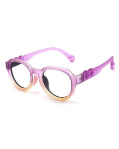 Elijah Purple RX Glasses For Youth - Kids Friendly Impact Resistant   - Boys and Girls Prescription Eyeglasses 