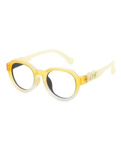 Elijah Yellow RX Glasses For Youth - Kids Friendly Impact Resistant   - Boys and Girls Prescription Eyeglasses 