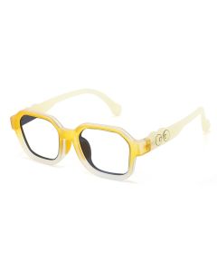 Oliver Yellow RX Glasses For Youth - Kids Friendly Impact Resistant   - Boys and Girls Prescription Eyeglasses 