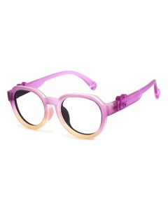 Emma Purple RX Glasses For Youth - Kids Friendly Impact Resistant   - Boys and Girls Prescription Eyeglasses 
