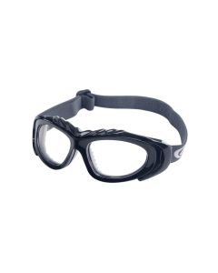 Robson Black Prescription Sports Goggles - Soft Gel Padding - Soccer, Football, Basketball, Baseball