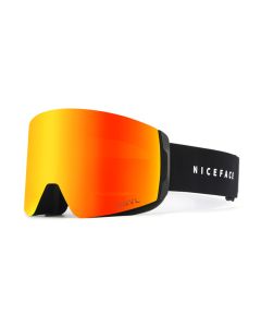 Matrix Cypress Prescription Ski and Snowboard Goggles Red - Dual Layer Anti Fog Lenses - Impact Resistance and UV Blocking Snow Glasses
